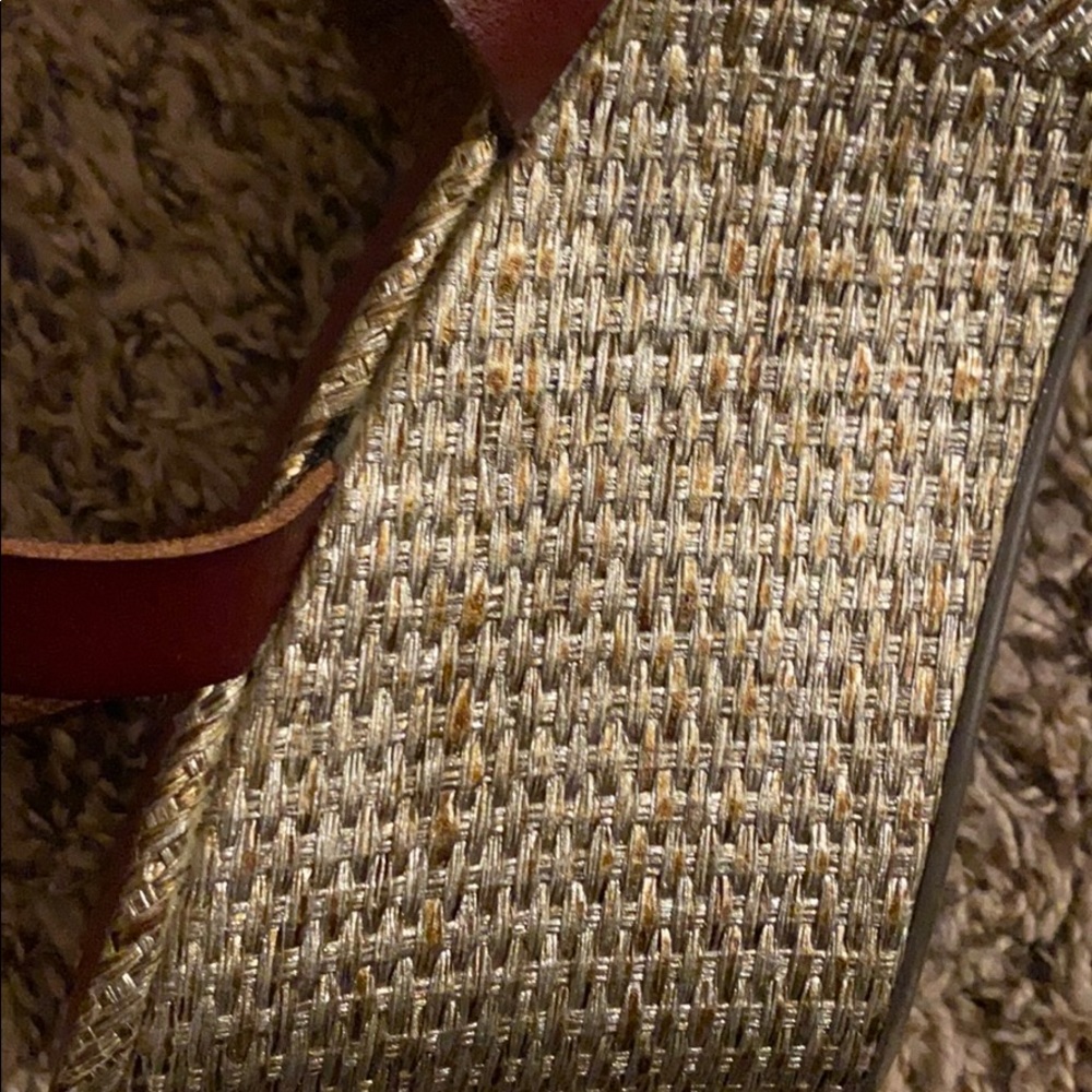 Mossimo Wedge Sandals Brown Size 8 - Picture 4 of 4